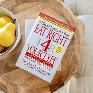 Eat Right 4 Your Type Book by Dr. Peter J. D'Adamo